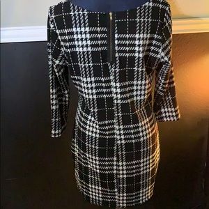 Black and white vintage dress